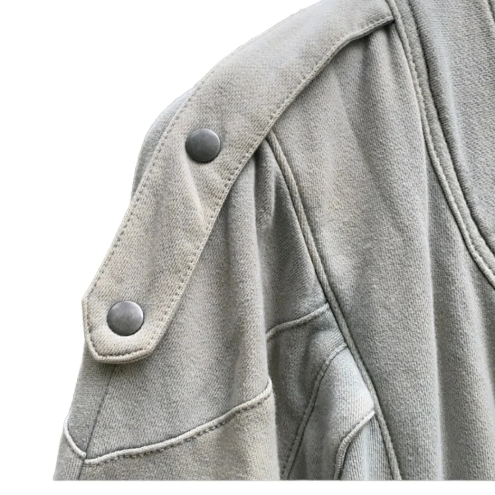 Free People Oversized Cotton Moto Jacket - Picture 4 of 7